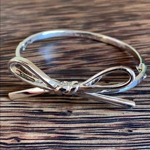 Kate Spade silver bow bracelet